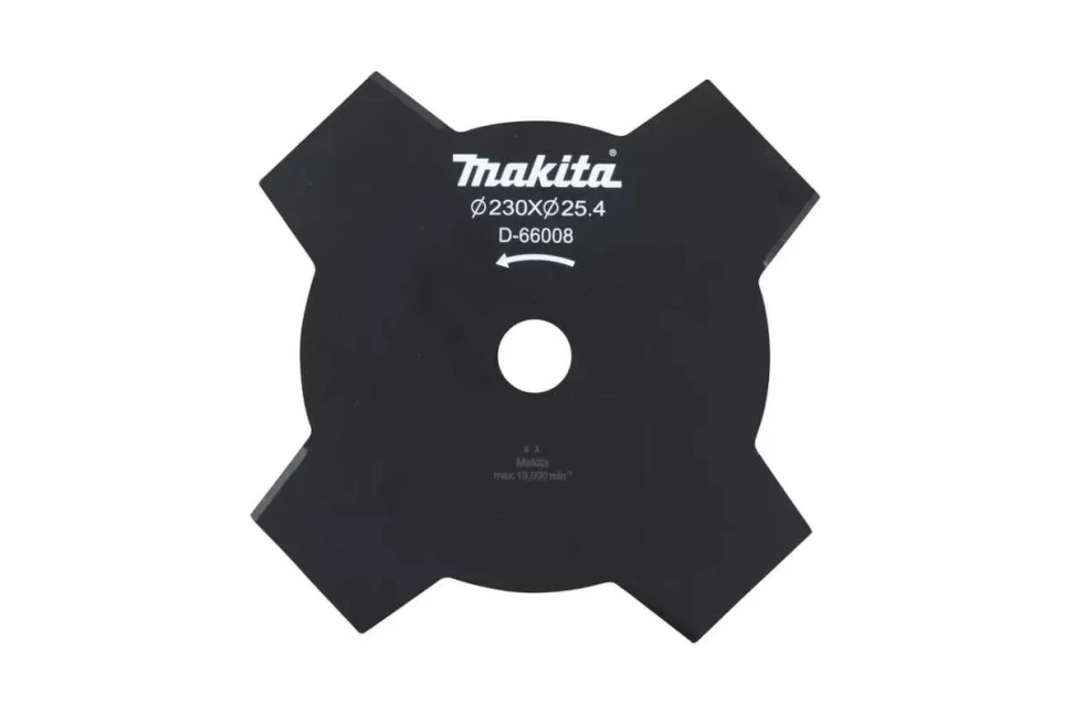Нож для триммера Makita, 4 зуба, 230x25.4 мм (D-66008)