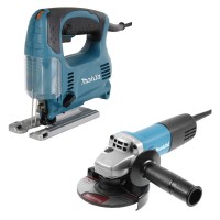 Набор инструмента Makita DK0116 (лобзик 4329+УШМ 9558HN)