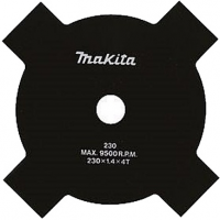 Нож для бензокосы Makita DA00000181 (ф230х25.4, 4зуба, EM2500)