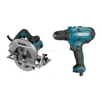Набор инструментов Makita DK0118 (дрель DF0300+ пила дисковая HS7600)