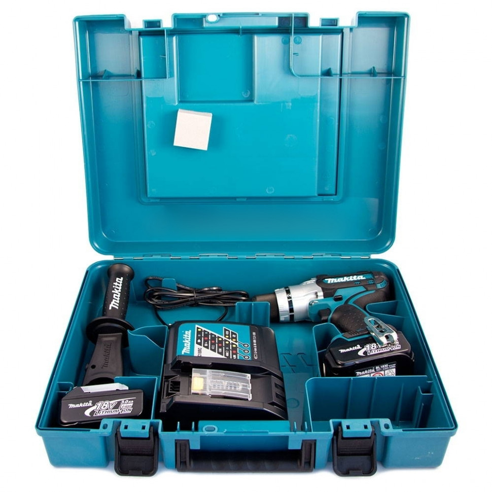 Аккумуляторная дрель-шуруповерт Makita DDF451RFE