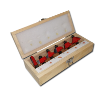 Набор фрез по дереву (6 шт; хвостовик 12 мм) Ганимет GN-RBS-0612