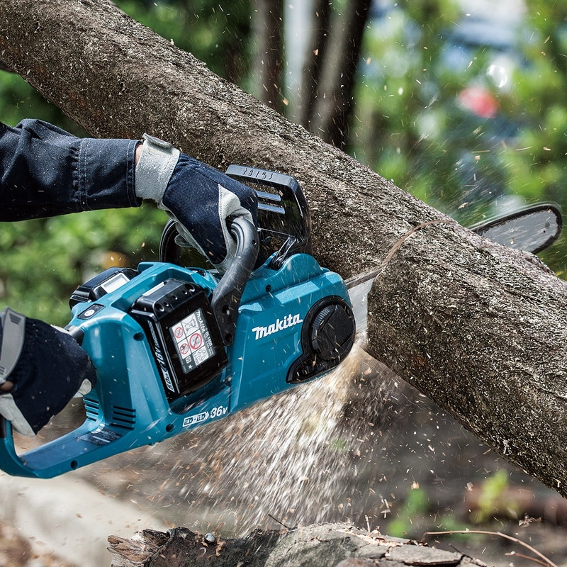 Аккумуляторная цепная пила Makita DUC353RF2 шина 35см (2 х АКБ 3 АЧ, ЗУ) 