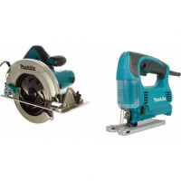 Набор инструмента Makita  DK0167 (лобзик 4329, пила HS7601)