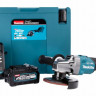 Аккумуляторная болгарка (УШМ) Makita GA005GU201 (125мм, 40В, 2*АКБ 4А·ч F серии)
