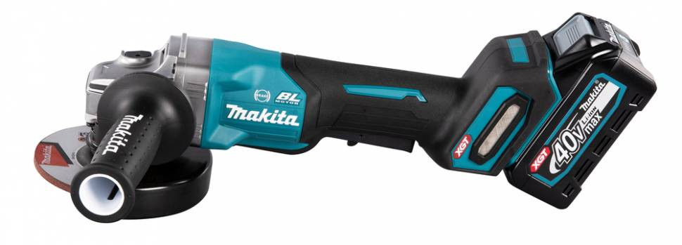 Аккумуляторная болгарка (УШМ) Makita GA013GU201 (125мм, 40В, 2*АКБ 4А·ч  F серии)