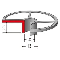 Направляющая втулка Makita 193330-7 (копировальное кольцо для фрезеров Makita RP 0910 и RP 1110 C)