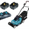 Газонокосилка аккумуляторная 38см Makita DLM382PM2 (2* АКБ 4 Ач, ЗУ)