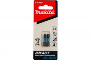 Биты Makita Impact Black PZ3, 25 мм, C-form, 2 шт (B-63650)