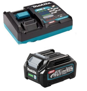 Набор Аккумулятор+Зарядка 40V XGT 1шт АКБ x2.5Ач, DC40RA Makita 191J25-0