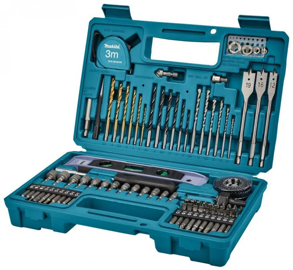 Набор сверл и бит Makita BASIC, 102 шт (E-10730)