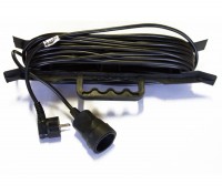 Удлинитель 20м, на рамке, с одной розеткой, 2*1,5мм2, нагрузка до 3000Вт,  без заземления