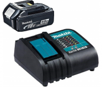 Аккумулятор BL1840B (18В, 4.0 Ач, Li-Ion)+зарядное устройство DC18SD Makita 19SD40-1