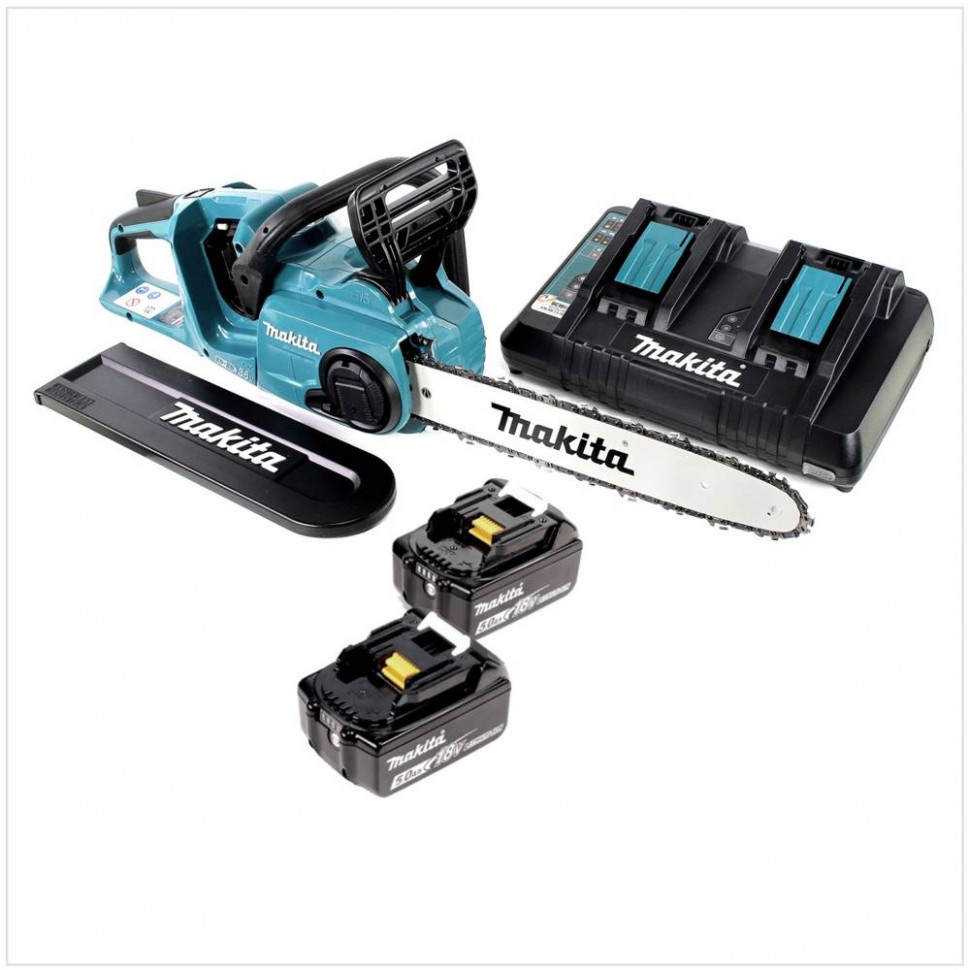 Аккумуляторная цепная пила Makita DUC353PT2 (2* 5АЧ, стандартное ЗУ)
