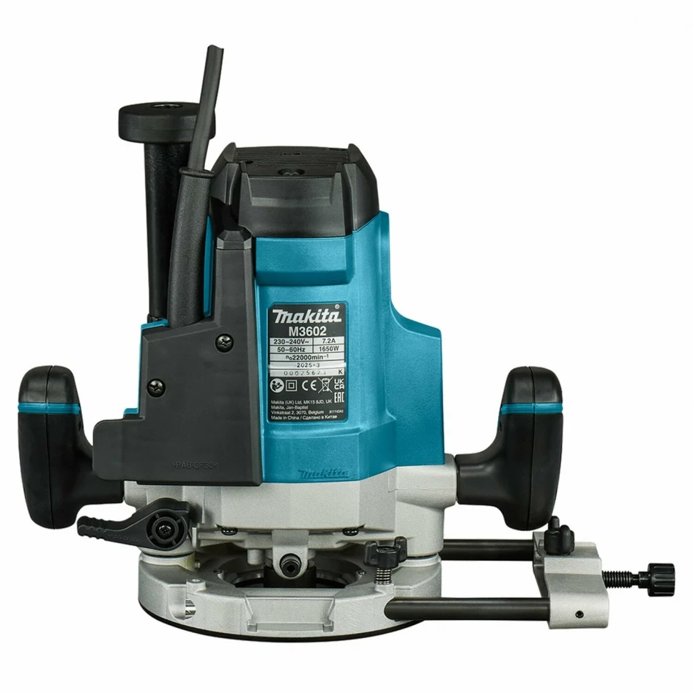 Фрезер Makita M3602B погружной, 1650Вт, плавный пуск 