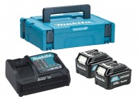 Набор: 2 аккумулятора BL1040B и ЗУ DC10SA в кейсе MakPac Makita (197637-3)