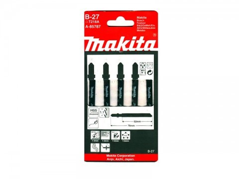 Пилки для лобзика Makita B-27 A-85787 по металлу 