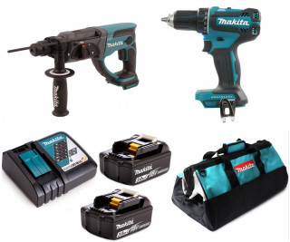 Набор аккумуляторного инструмента Makita PT02 из 2-х, в сумке Набор аккумуляторного инструмента Makita PT02 из 2-х, в сумке