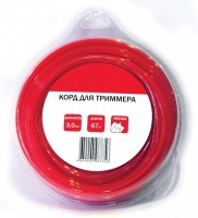 Леска для триммеров (3.0 мм, 67 м, сечение звезда)