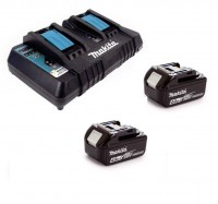Набор из 2х АКБ Makita BL 1840 4 Ач и двойного зарядного устройства DC18RD (19RD40-2)
