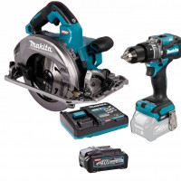 Набор акк. инструмента: пила циркулярная 185(190)мм (HS004GZ), шуруповерт (HP001GZ), 1*АКБ 40V 4АЧ,  ЗУ