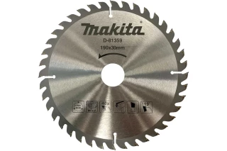 Диск пильный для дерева Makita, 190x30х1, 40 зуб (D-81359)