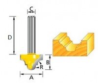 Фреза пазовая фасонная (классическая) , Makita D-11069