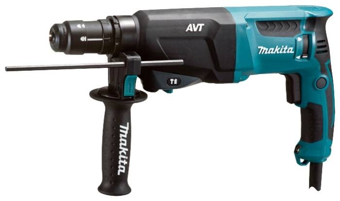 Перфоратор Makita HR2611FT, 800Вт, 2.9Дж, SDS-plus , виброзащита