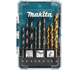 Набор сверл по металлу, дереву и бетону Makita D-71962
