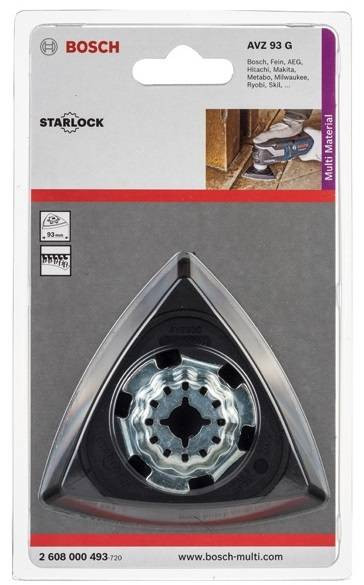 Насадка для мультитула Bosch 2608000493 (подошва треугольная, 93 мм)