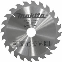 Диск пильный для дерева Makita, 190x30х1,4  24 зуба (D-64951)
