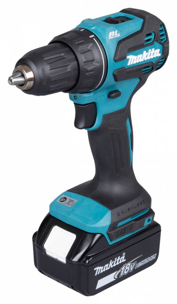 Аккумуляторная ударная дрель-шуруповерт Makita DHP490F005 18V, 50Нм (1*3Ач, медленное ЗУ) Аккумуляторная ударная дрель-шуруповерт Makita DHP490F005 18V, 50Нм (1*3Ач, медленное ЗУ)