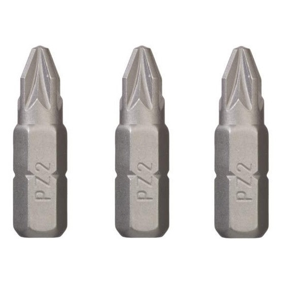 Биты Makita PZ2, 25 мм, C-form, 3 шт (B-23494)