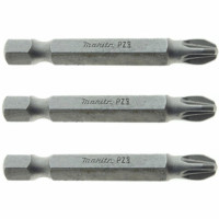 Биты Makita PZ3, 50 мм, E-form (MZ), 3 шт (B-25264)