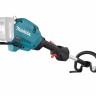 Аккумуляторный комбимотор Makita UX01GZ + Насадка снегоуборщик (лопата) SN400MP + Аккумулятор BL4040 + Зарядное устройство DC40RA