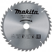 Диск пильный для дерева Makita, 260x30х1,8 40 зубьев (D-65377)