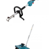 Аккумуляторный комбимотор Makita DUX18Z + Насадка снегоуборщик (лопата) SN400MP + Аккумулятор BL1860B + зарядное устройство DC18RC