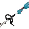 Аккумуляторный комбимотор Makita DUX18Z + Насадка снегоуборщик (лопата) SN400MP + Аккумулятор BL1860B + зарядное устройство DC18RC