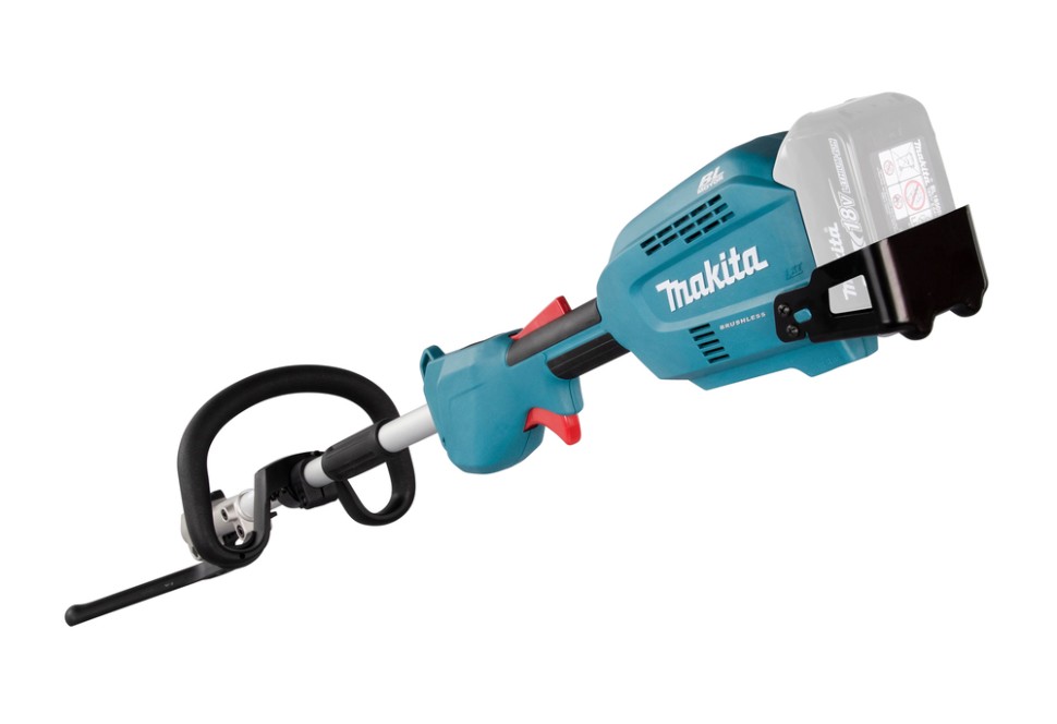 Аккумуляторный комбимотор Makita DUX18Z + Насадка снегоуборщик (лопата) SN400MP + Аккумулятор BL1860B + зарядное устройство DC18RC