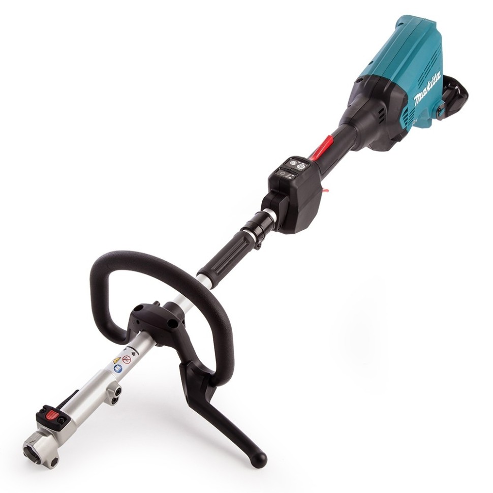 Аккумуляторный комбимотор Makita DUX60Z + Насадка снегоуборщик (лопата) SN400MP + Аккумулятор BL1860B 2 шт + зарядное устройство DC18RC