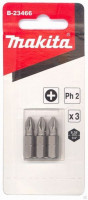 Биты Makita PH2 25мм 3шт (B-23466)