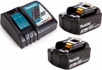 Набор 2 аккумулятора Makita BL 1830B 3 Ач и Зарядное устройство DC 18 RC (19RC30-2)