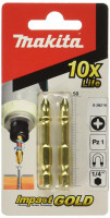 Биты Makita Impact Gold PZ1 50мм 2шт (B-28276)