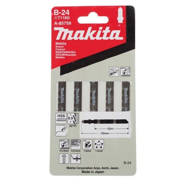 Пилки для лобзика Makita B-24 A-85759