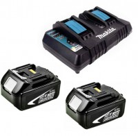 Набор из 2х АКБ Makita BL 1860 6 Ач и двойного зарядного устройства DC18RD (19RD60-2)